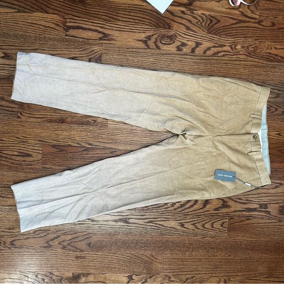 Michael Kors Men's Camel Chinos Marica Corduroy, 33W x 30L, NWT - Picture 7 of 7